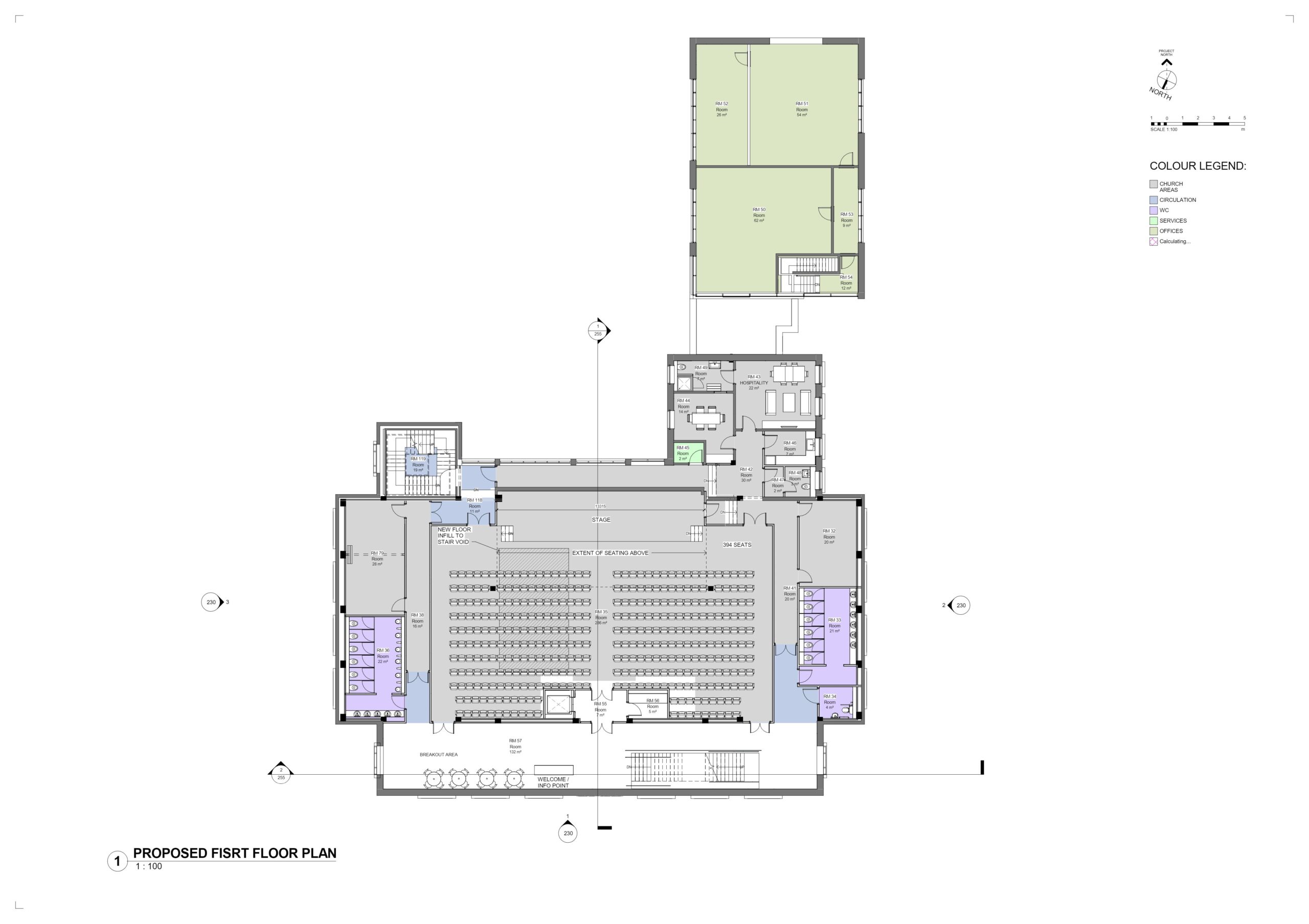 1712-133 - PROPOSED FIRST FLOOR GA-1