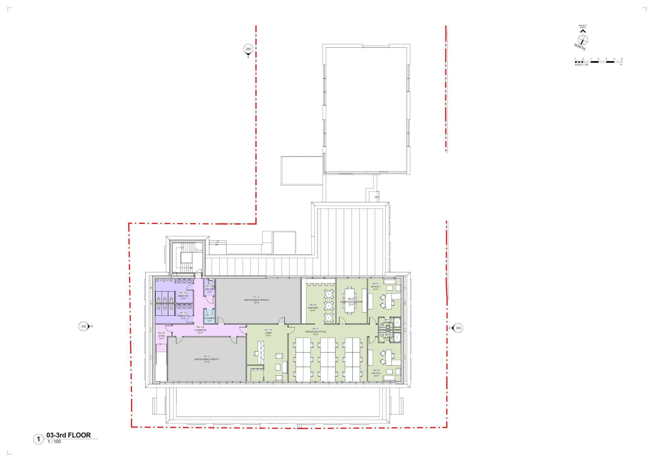 1712-135 - PROPOSED SECOND FLOOR GA-1