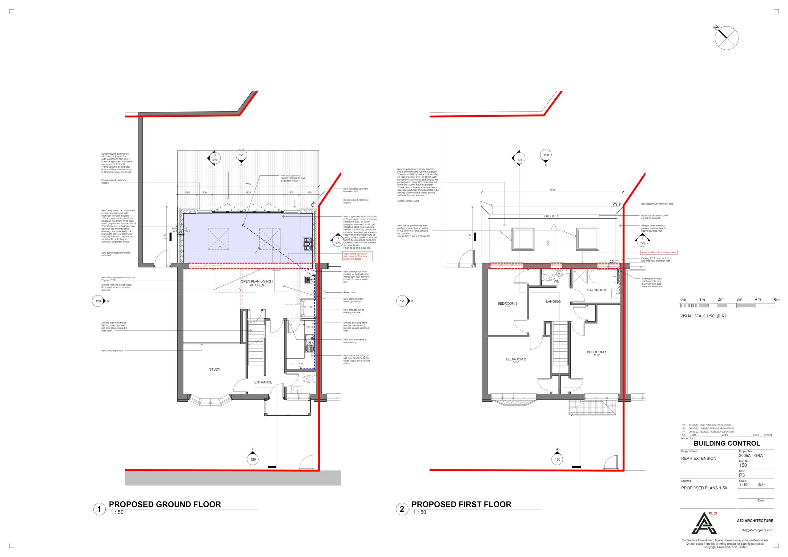 2005A-150-PROPOSED PLANS 1-50-P3-1