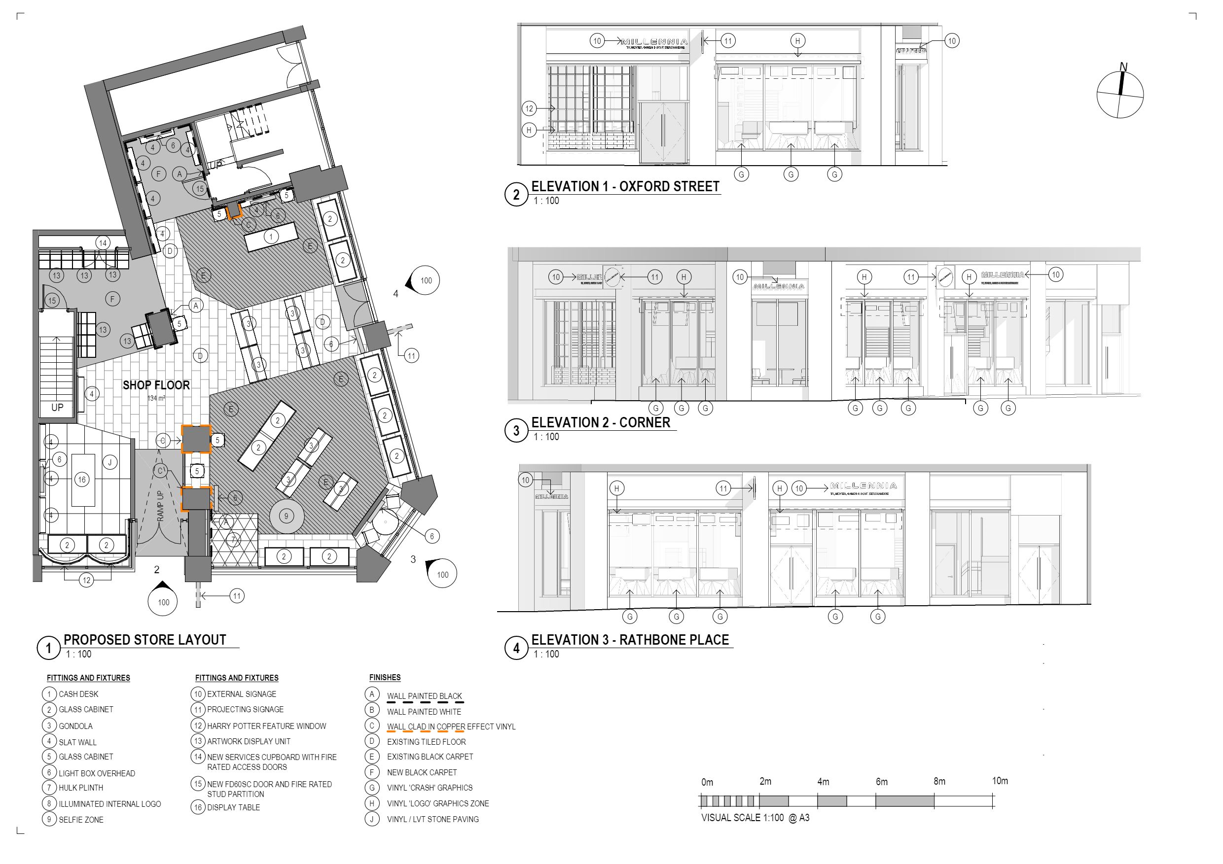 2301-100 - PROPOSED STORE LAYOUT - P03-1